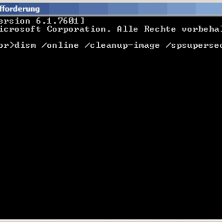 Free some diskspace after SP1 install under Win7 or Win2008 R2