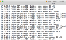 Fix yosemite rtc alarm wakeup issue